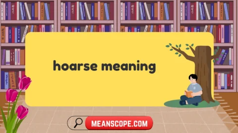 hoarse meaning