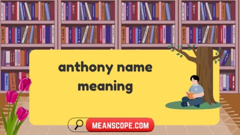 anthony name meaning