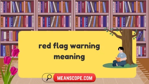 red flag warning meaning