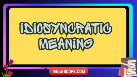idiosyncratic meaning