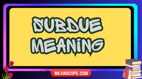 subdue meaning