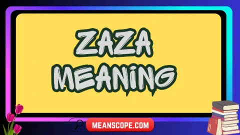 zaza meaning