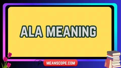 ala meaning