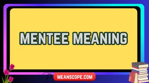mentee meaning