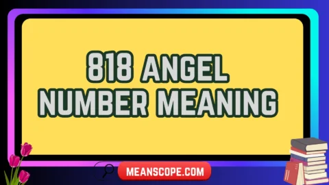 818 angel number meaning