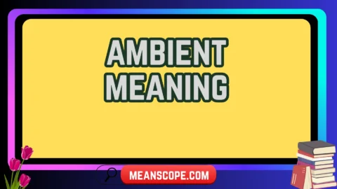 ambient meaning