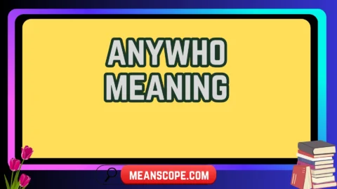 anywho meaning