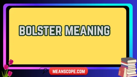 bolster meaning
