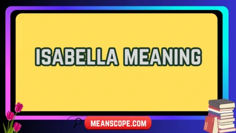 isabella meaning