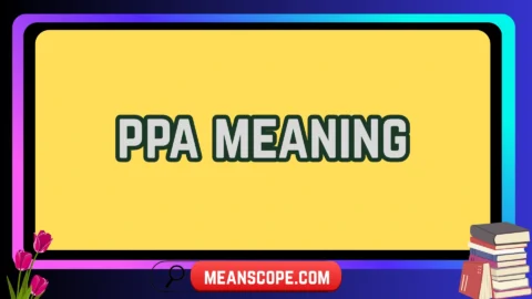 ppa meaning