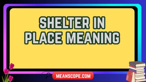 shelter in place meaning