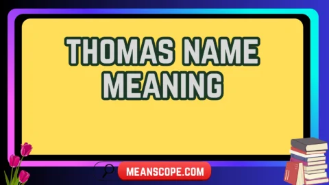 thomas name meaning