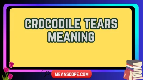 crocodile tears meaning