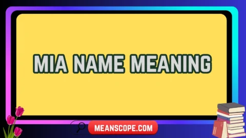 mia name meaning